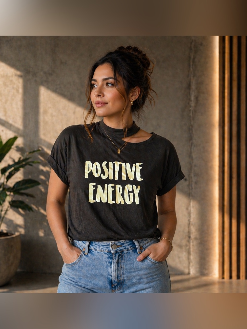 ALICE + OLIVIA “Positive Vibes” Tee Shirt NWOT Size XS
